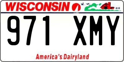 WI license plate 971XMY