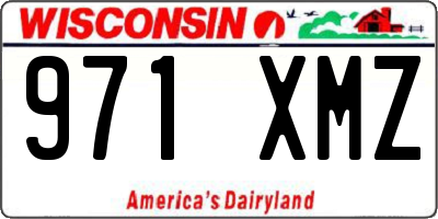 WI license plate 971XMZ