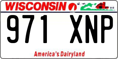 WI license plate 971XNP