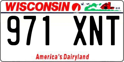 WI license plate 971XNT
