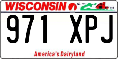 WI license plate 971XPJ