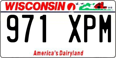 WI license plate 971XPM