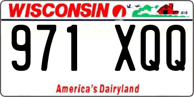 WI license plate 971XQQ