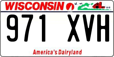 WI license plate 971XVH