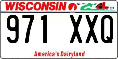 WI license plate 971XXQ