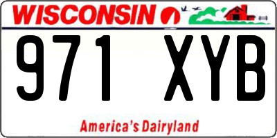 WI license plate 971XYB