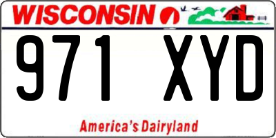 WI license plate 971XYD