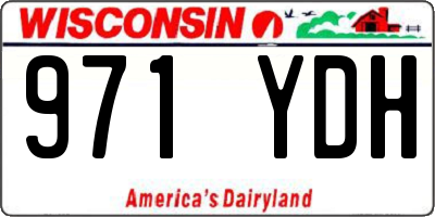 WI license plate 971YDH
