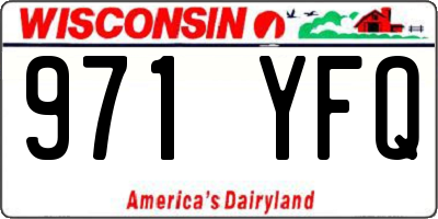 WI license plate 971YFQ