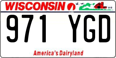 WI license plate 971YGD