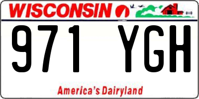 WI license plate 971YGH