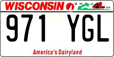 WI license plate 971YGL