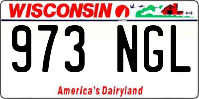 WI license plate 973NGL