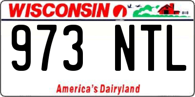 WI license plate 973NTL