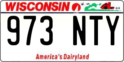 WI license plate 973NTY