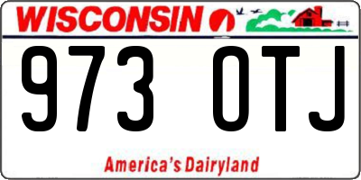 WI license plate 973OTJ