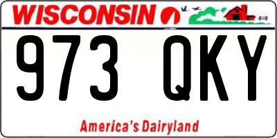 WI license plate 973QKY
