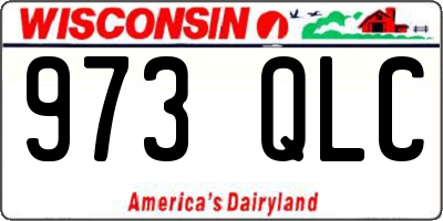 WI license plate 973QLC