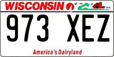 WI license plate 973XEZ