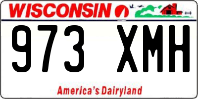 WI license plate 973XMH
