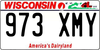 WI license plate 973XMY