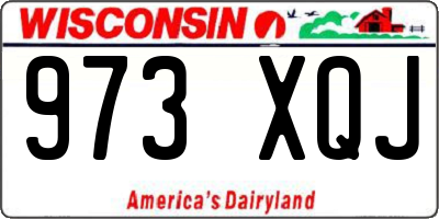 WI license plate 973XQJ