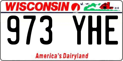 WI license plate 973YHE