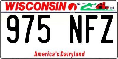 WI license plate 975NFZ