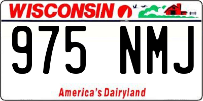 WI license plate 975NMJ