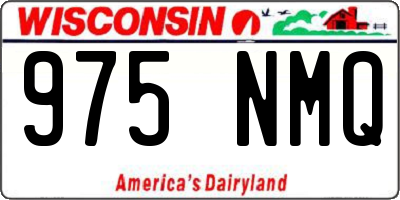 WI license plate 975NMQ