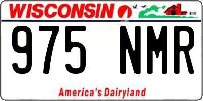 WI license plate 975NMR