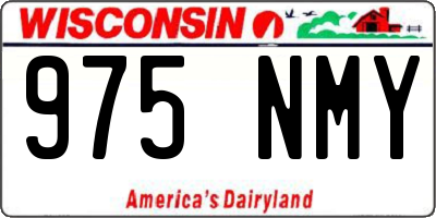 WI license plate 975NMY