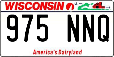WI license plate 975NNQ