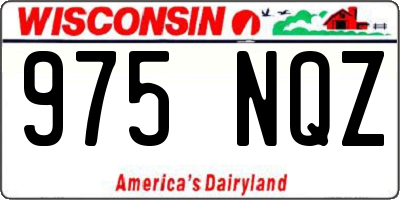 WI license plate 975NQZ