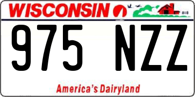 WI license plate 975NZZ