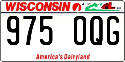 WI license plate 975OQG