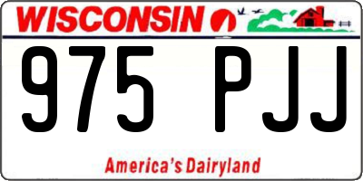 WI license plate 975PJJ