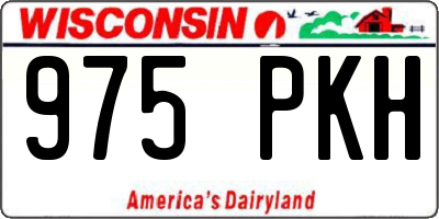 WI license plate 975PKH