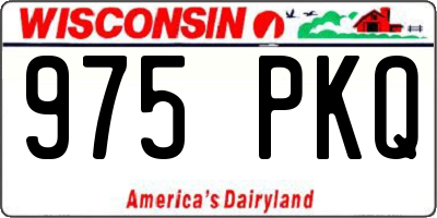 WI license plate 975PKQ
