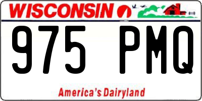 WI license plate 975PMQ