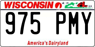 WI license plate 975PMY