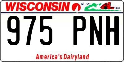WI license plate 975PNH