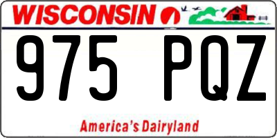 WI license plate 975PQZ