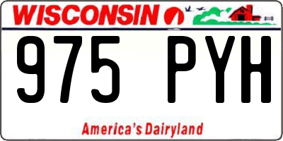 WI license plate 975PYH