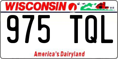 WI license plate 975TQL