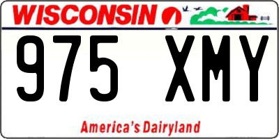 WI license plate 975XMY