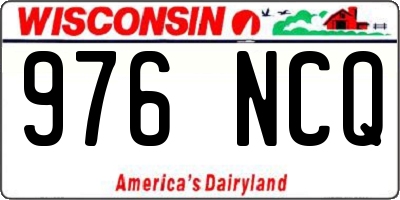 WI license plate 976NCQ