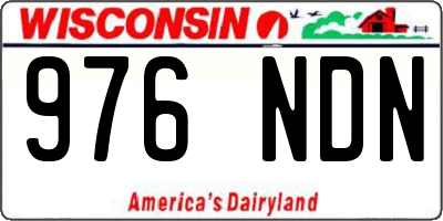 WI license plate 976NDN