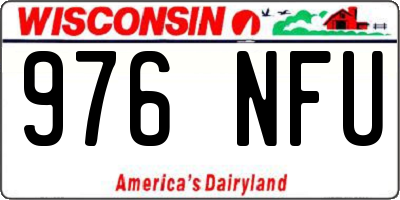 WI license plate 976NFU