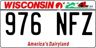 WI license plate 976NFZ
